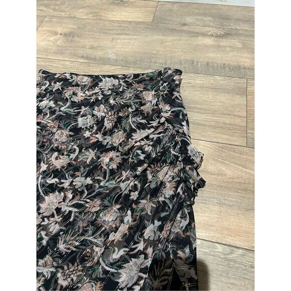 VERONICA BEARD Metallic Thread Floral skirt - Picture 3 of 7